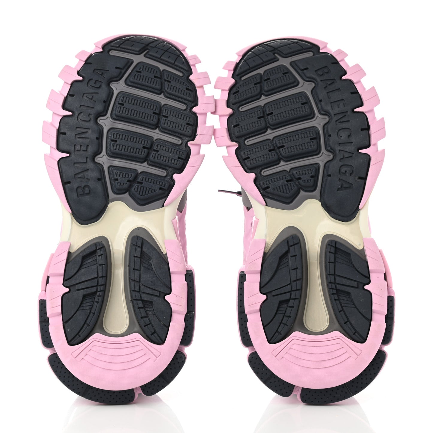 Mesh Nylon Womens Track Sneakers 37 Grey Pink