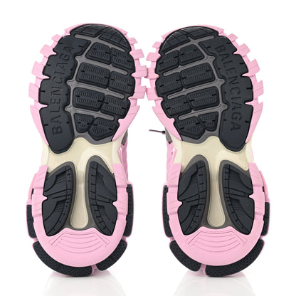 Balenciaga Mesh Nylon Womens Track Sneakers 37 Grey Pink 5 of 9