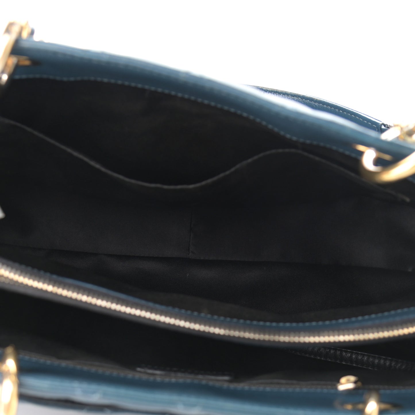 Caviar Quilted Grand Shopping Tote GST Dark Navy Blue