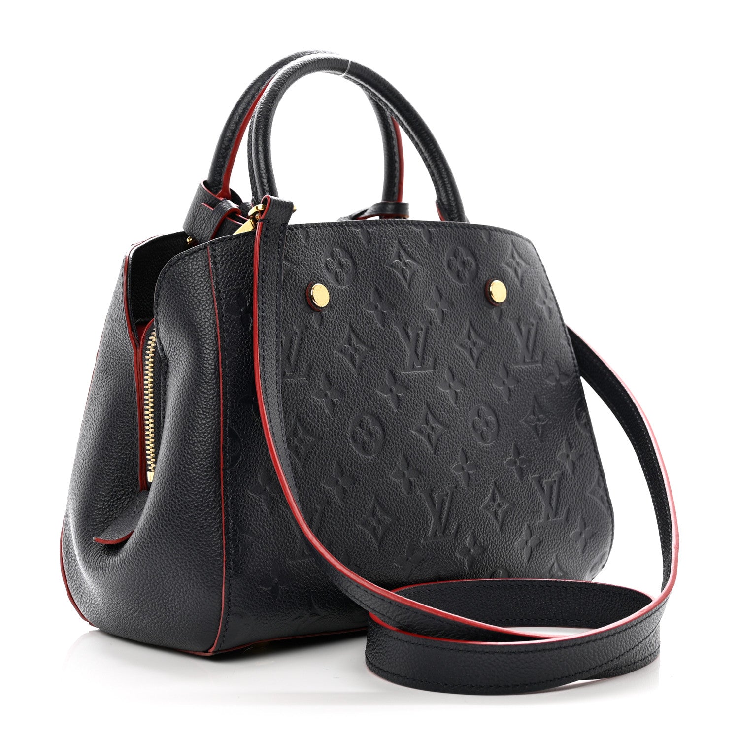 Louis Vuitton Empreinte Montaigne BB Marine Rouge 3 of 9