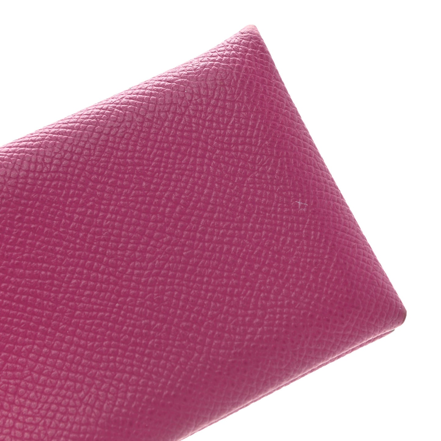 Epsom Calvi Card Case Rose Pourpre