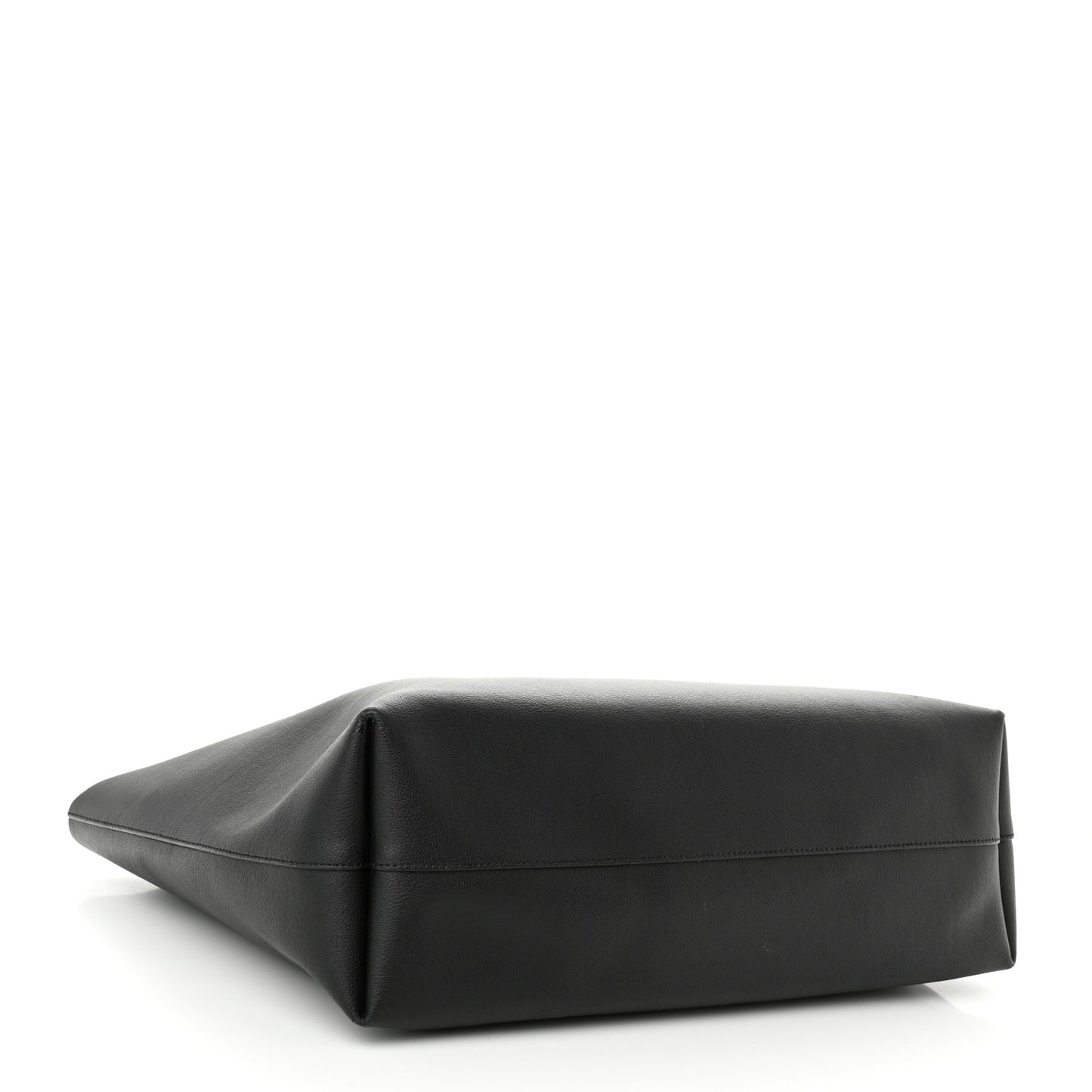 Calfskin Large Shopping Tote Black