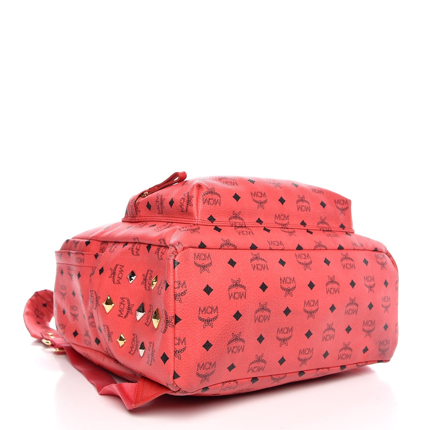 Visetos Large Sprinkle Stud Stark Backpack Corail