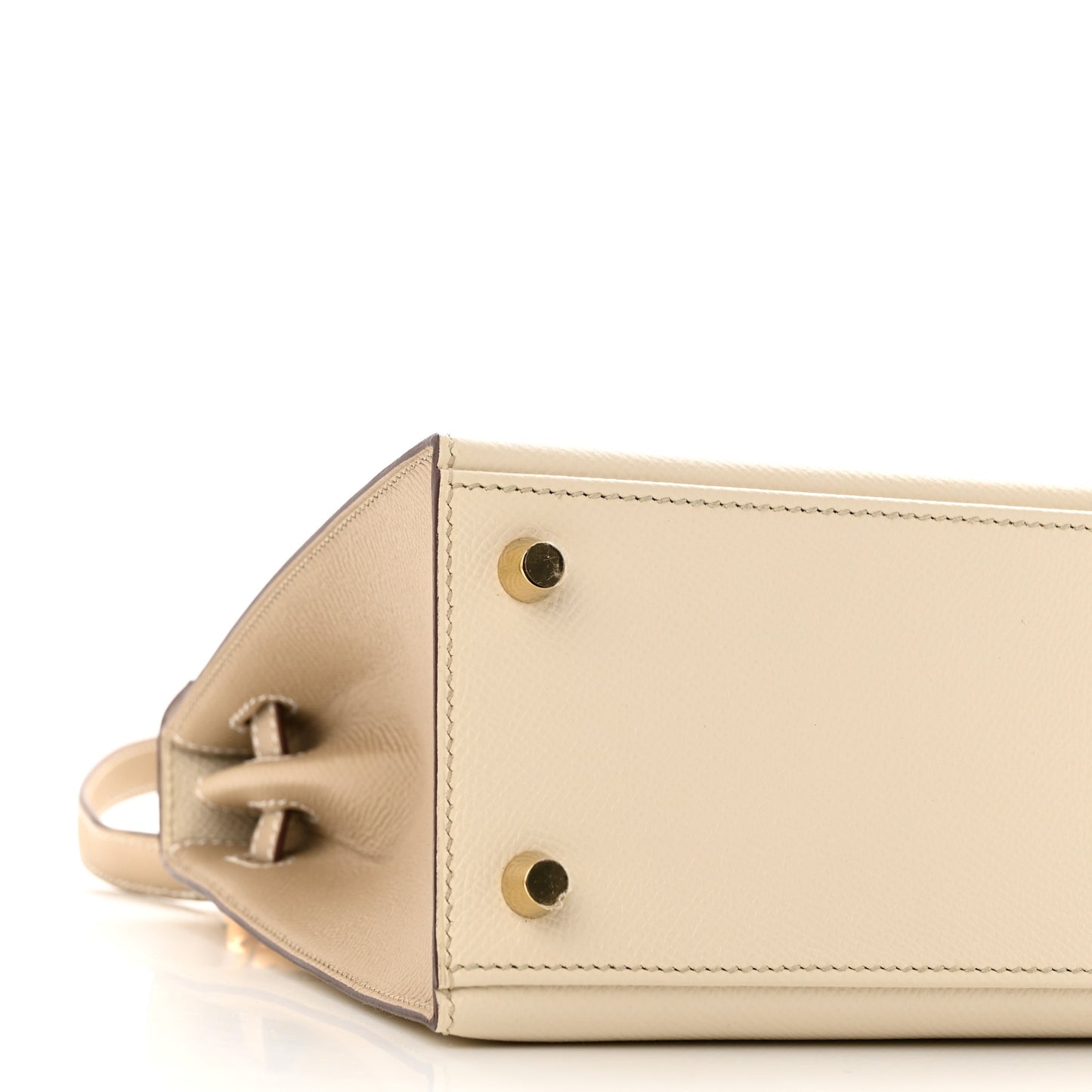 Epsom Bi-Color Horseshoe Kelly Sellier 25 Craie Trench