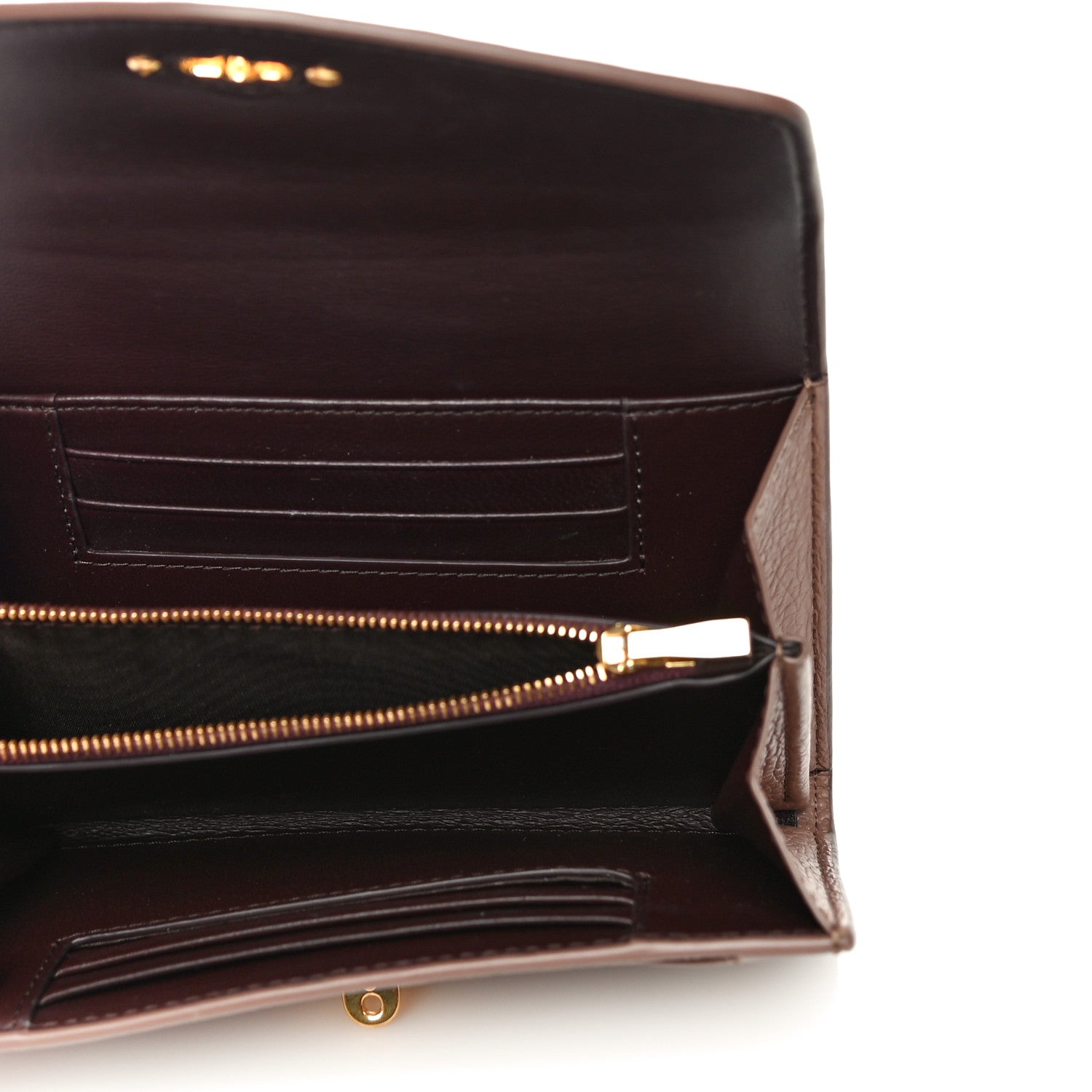 Mulberry Classic Grain Medium Darley Wallet Dark Blush 5 of 12