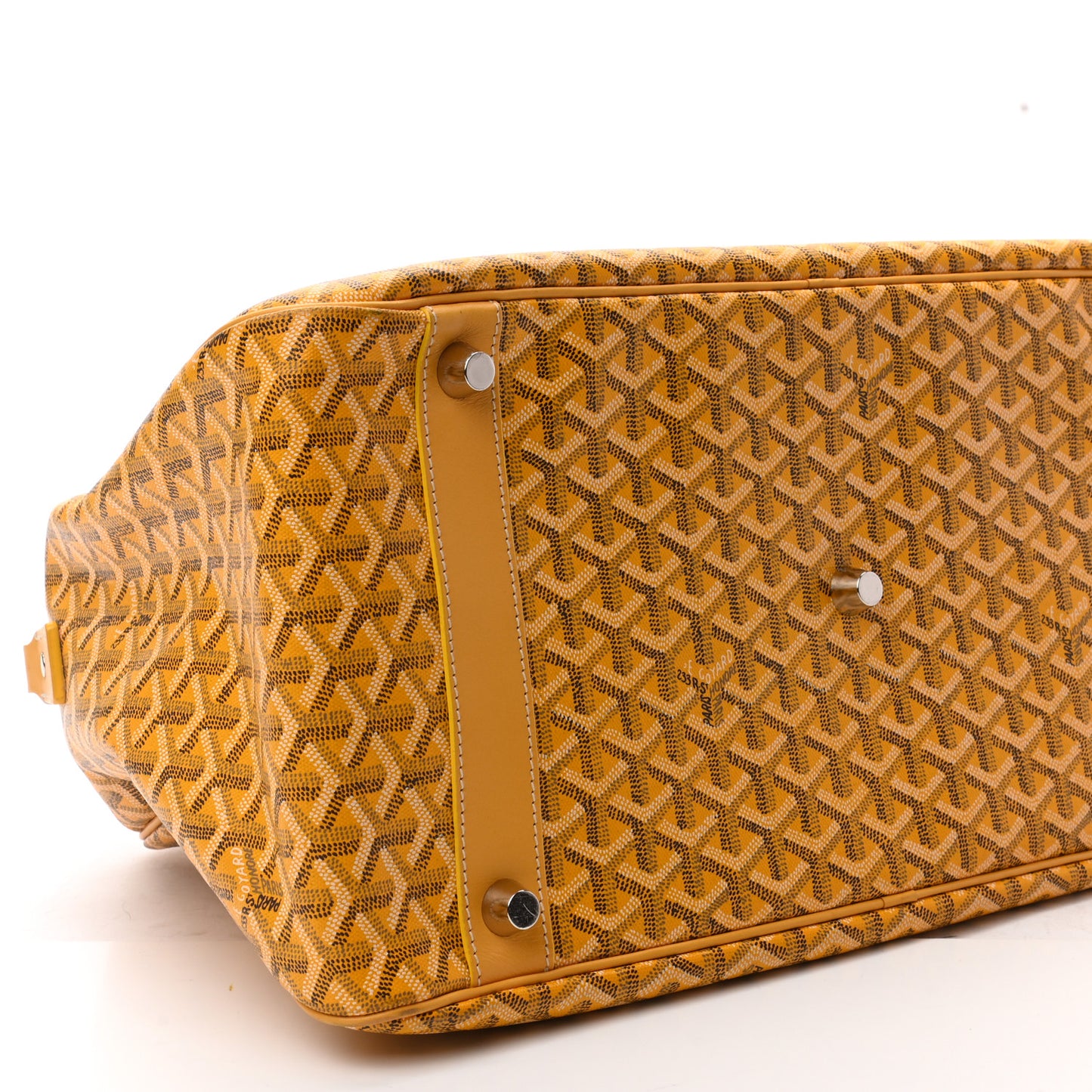 Goyardine Sac Hulot Pet Carrier PM Yellow
