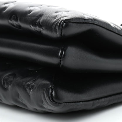 Louis Vuitton Lambskin Embossed Monogram Coussin PM Black 9 of 9