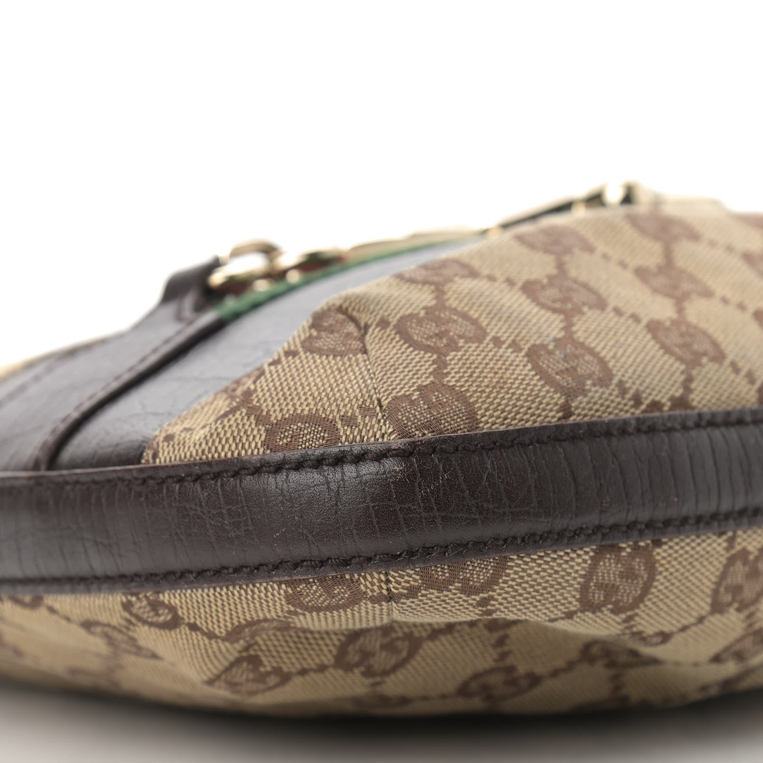 Gucci Monogram Hasler Hobo Dark Brown 9 of 14