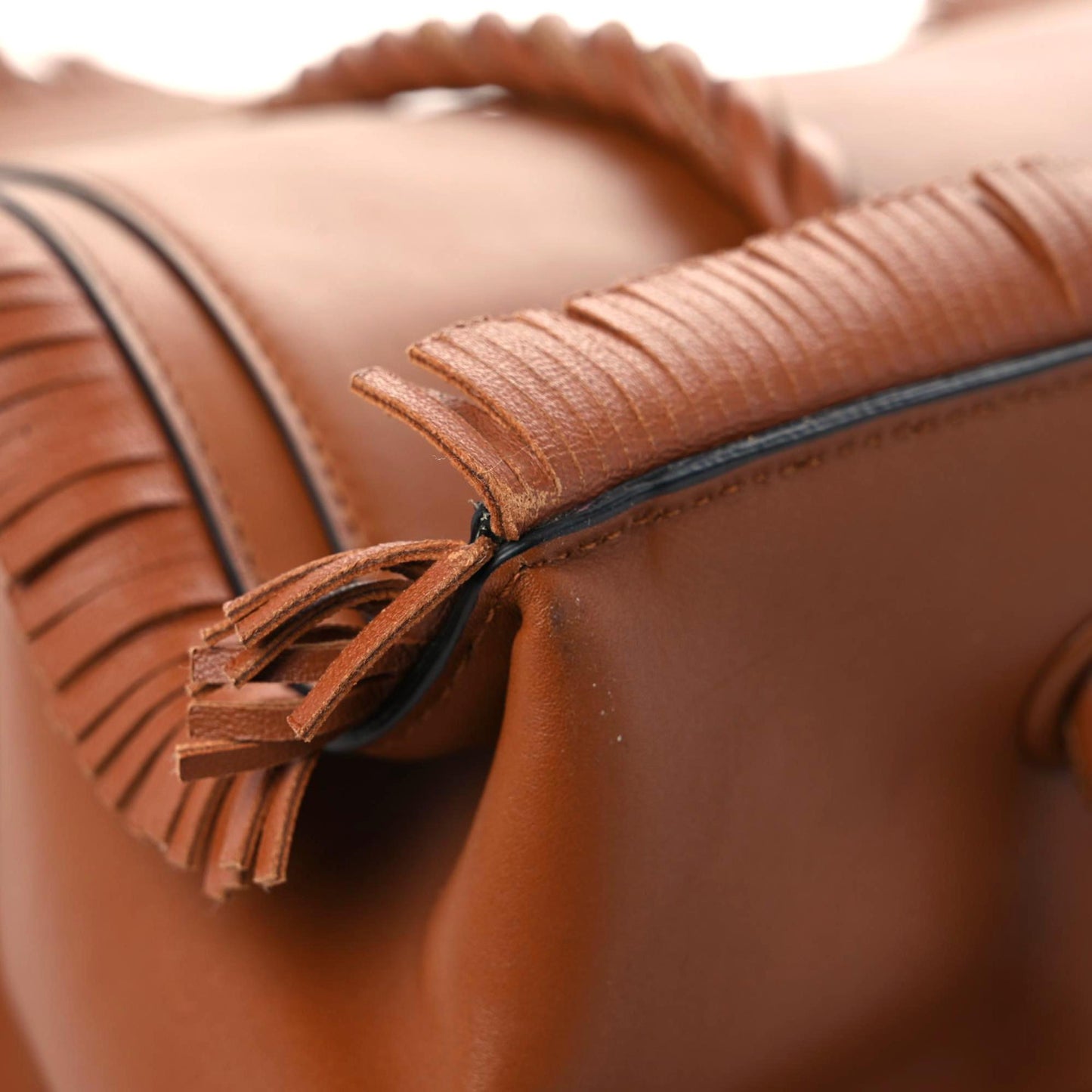 Calfskin The Rope Shopper Tan