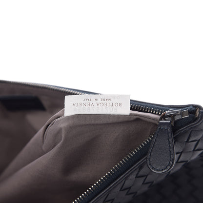 Bottega Veneta Nappa Intrecciato Large Flat Zip Biletto Pouch Black 7 of 7