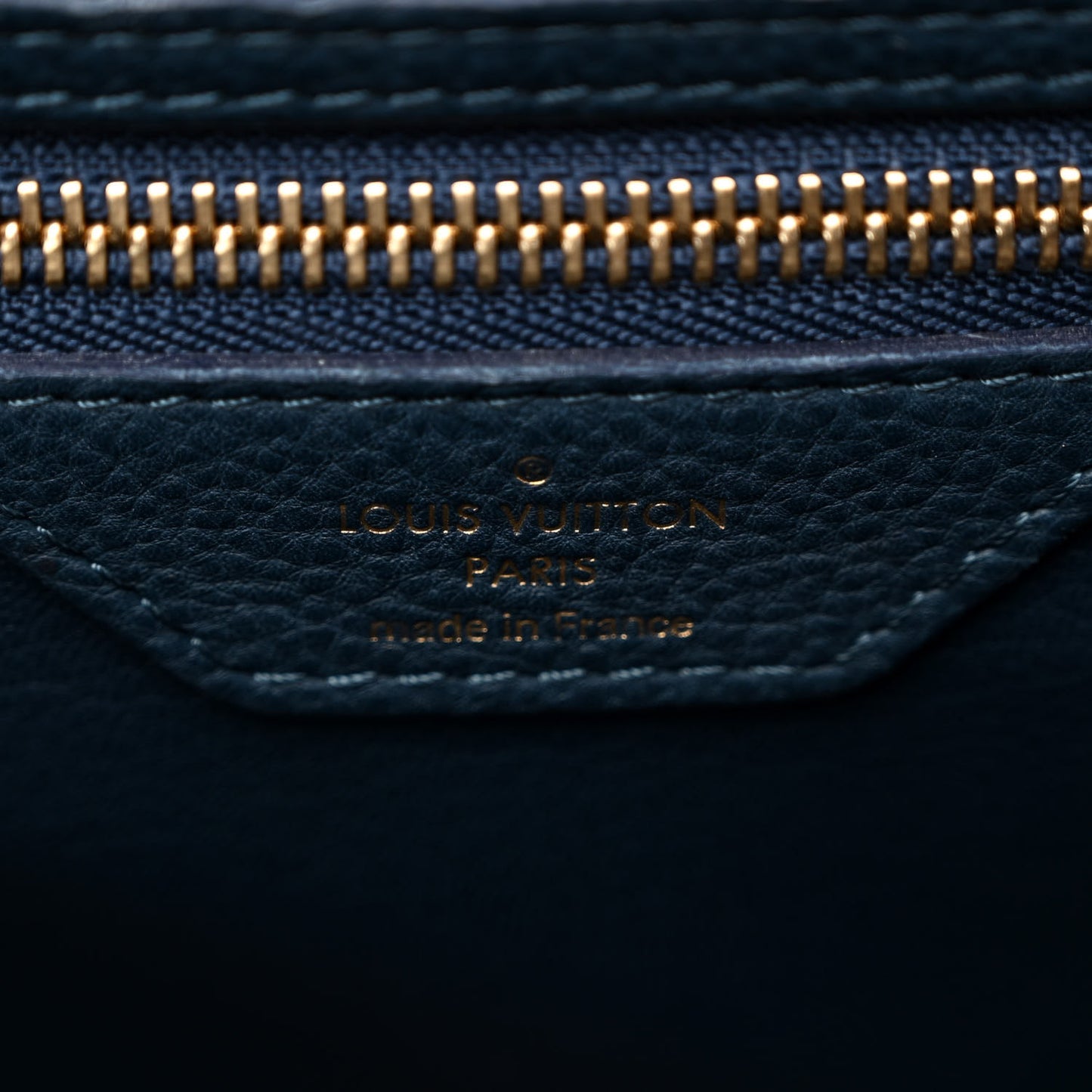Monogram Ostrich Python Majestueux PM Blue