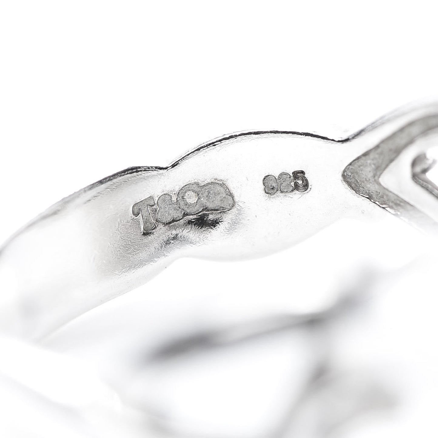 Sterling Silver Paloma Picasso Double Loving Heart Ring 55 7.25