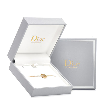 Christian Dior 18K Yellow Gold Pave Diamond Rose Des Vents Bracelet 6 of 6