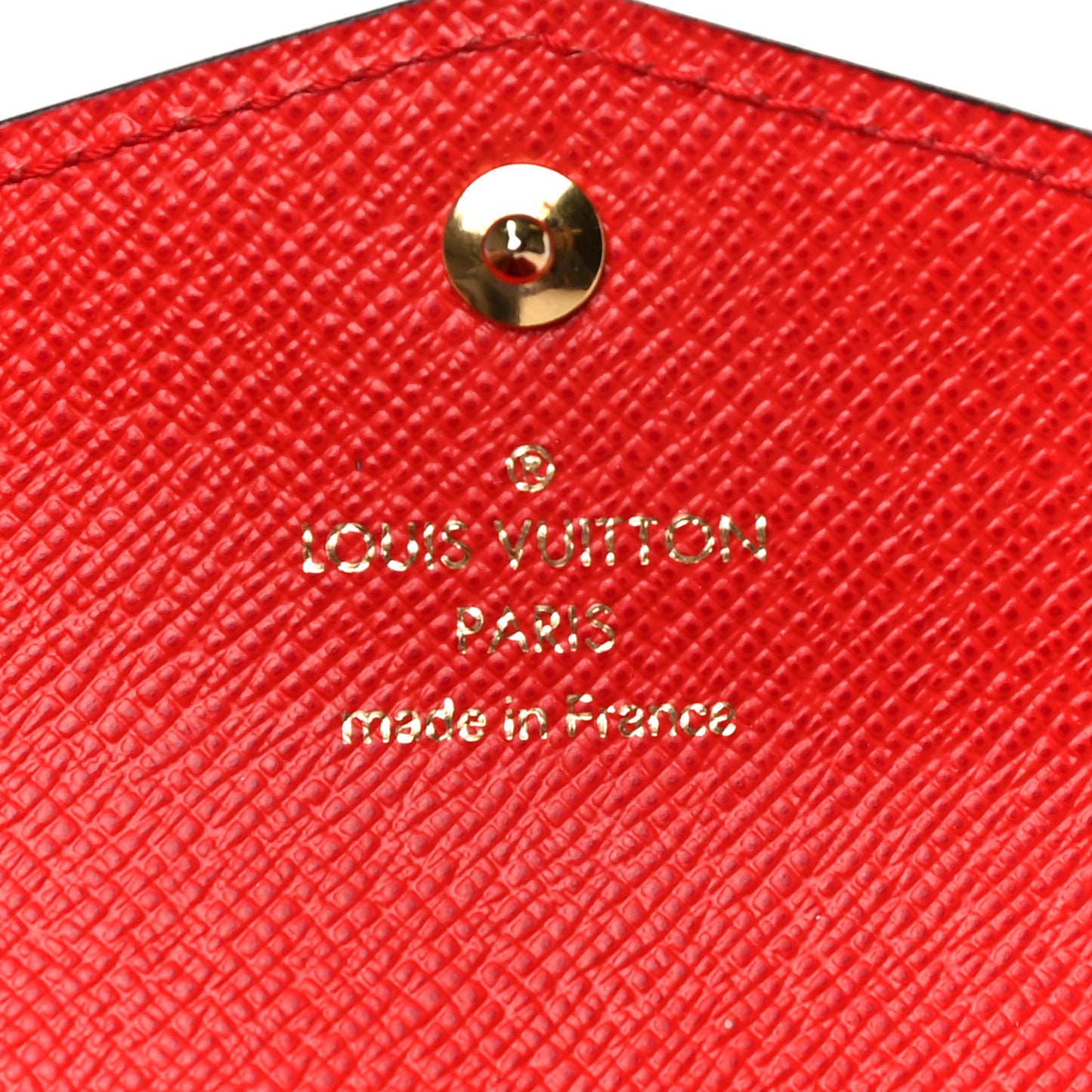 Monogram Sarah Multicartes Coquelicot
