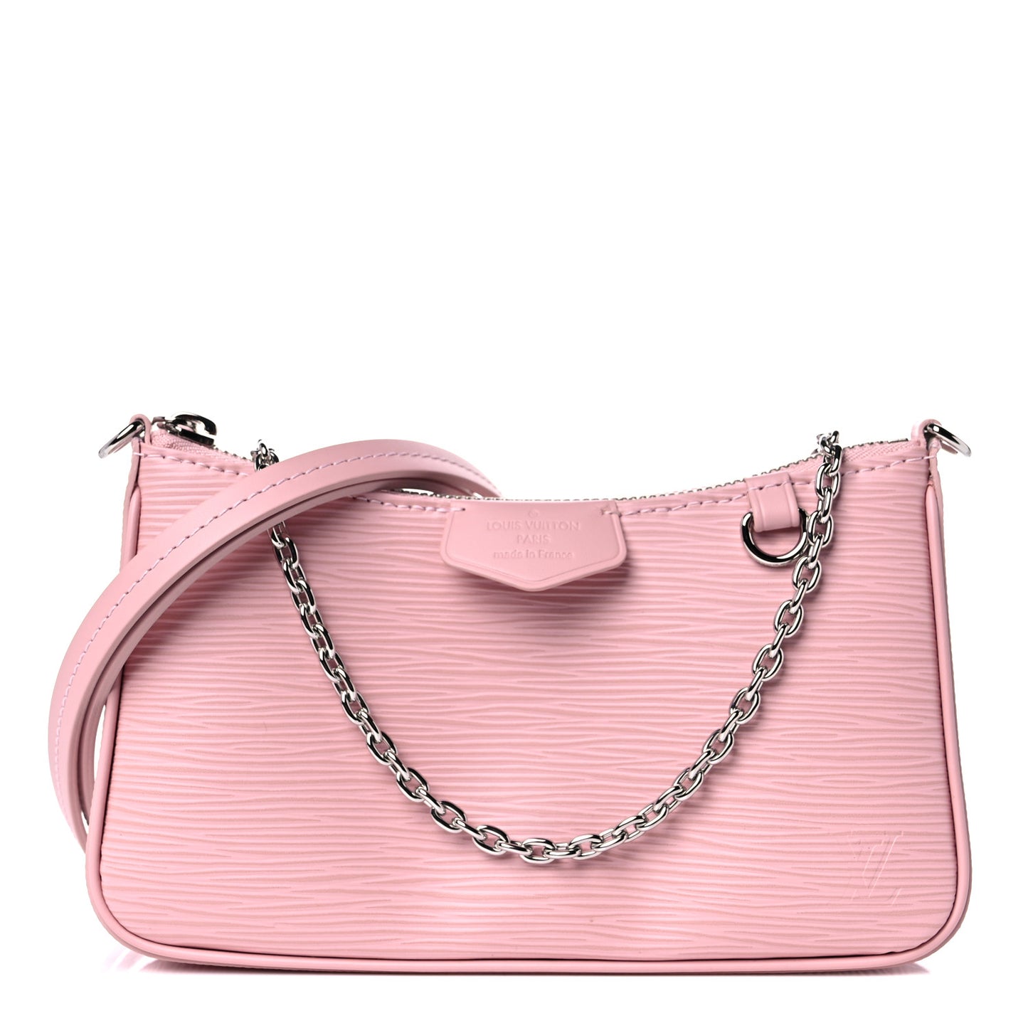 Epi Easy Pouch On Strap Rose Ballerine