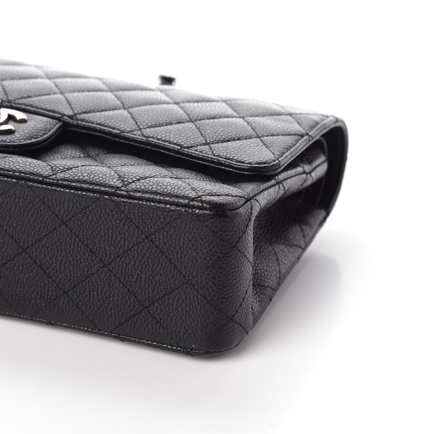 Chanel Caviar Quilted Medium Double Flap Black 10 of 10