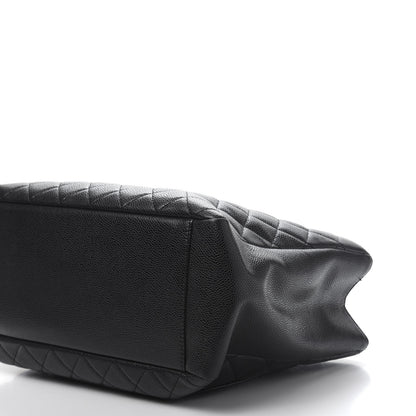 Chanel Caviar Quilted Grand Shopping Tote GST Black 10 of 12