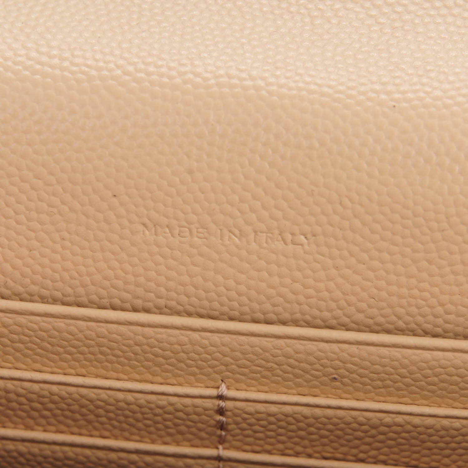 Saint Laurent Grain De Poudre Matelasse Chevron Monogram Envelope Chain Wallet Nude Powder 7 of 7