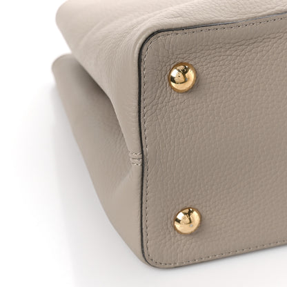 Louis Vuitton Taurillon Capucines MM Galet 7 of 8