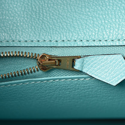 Hermes Epsom Birkin 30 Bleu Atoll 19 of 35