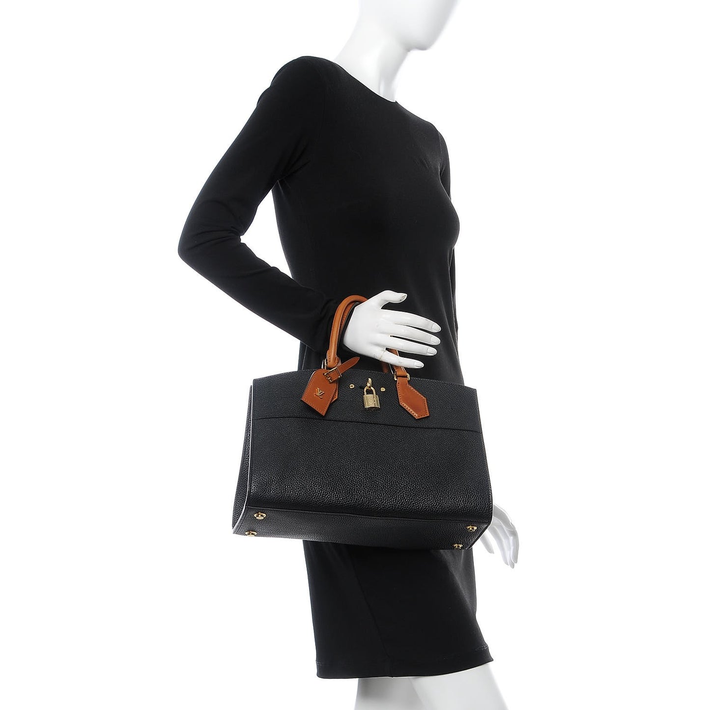 Calfskin City Steamer EW Black Gold