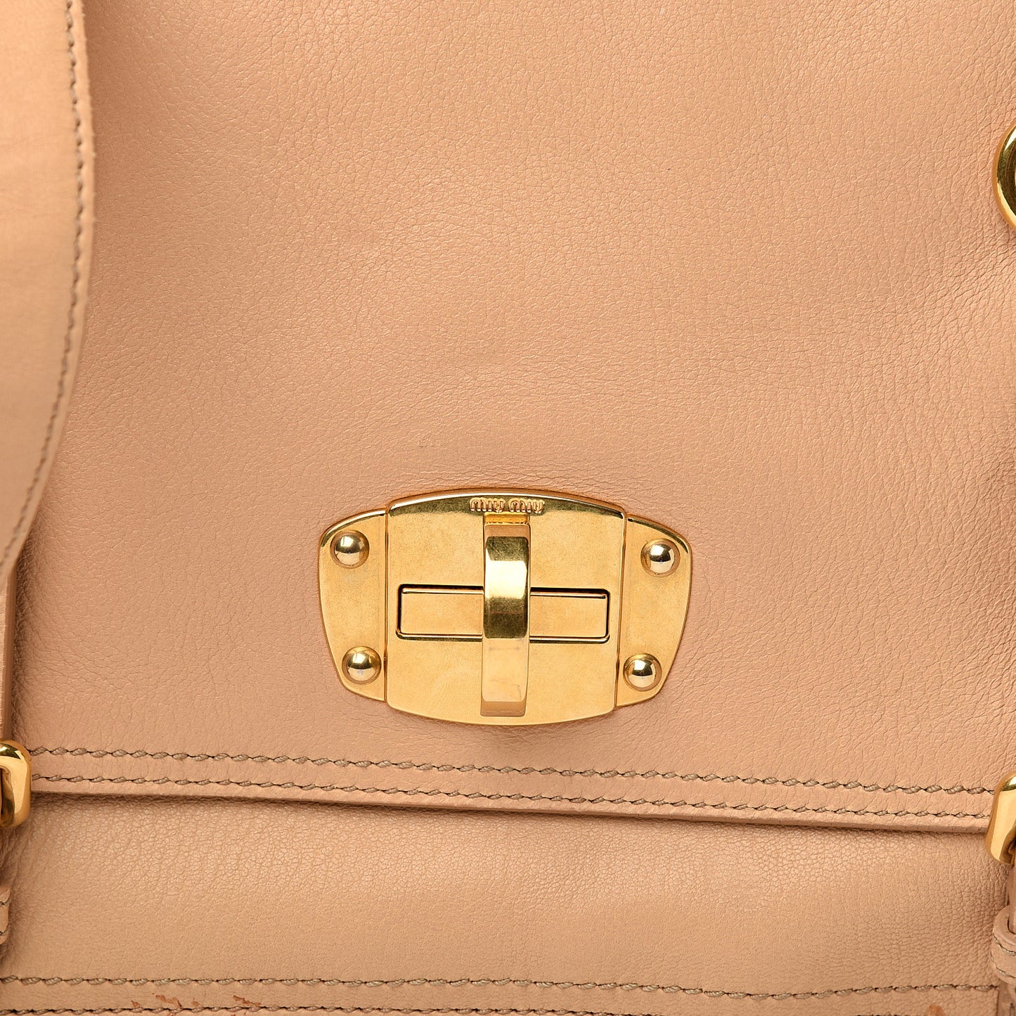 Cervo Flap Satchel Beige