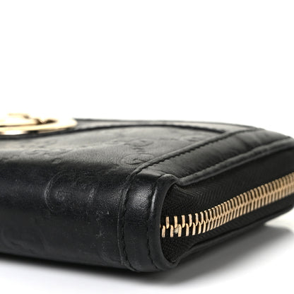 Gucci Guccissima Sukey Zip Around Wallet Black 8 of 8