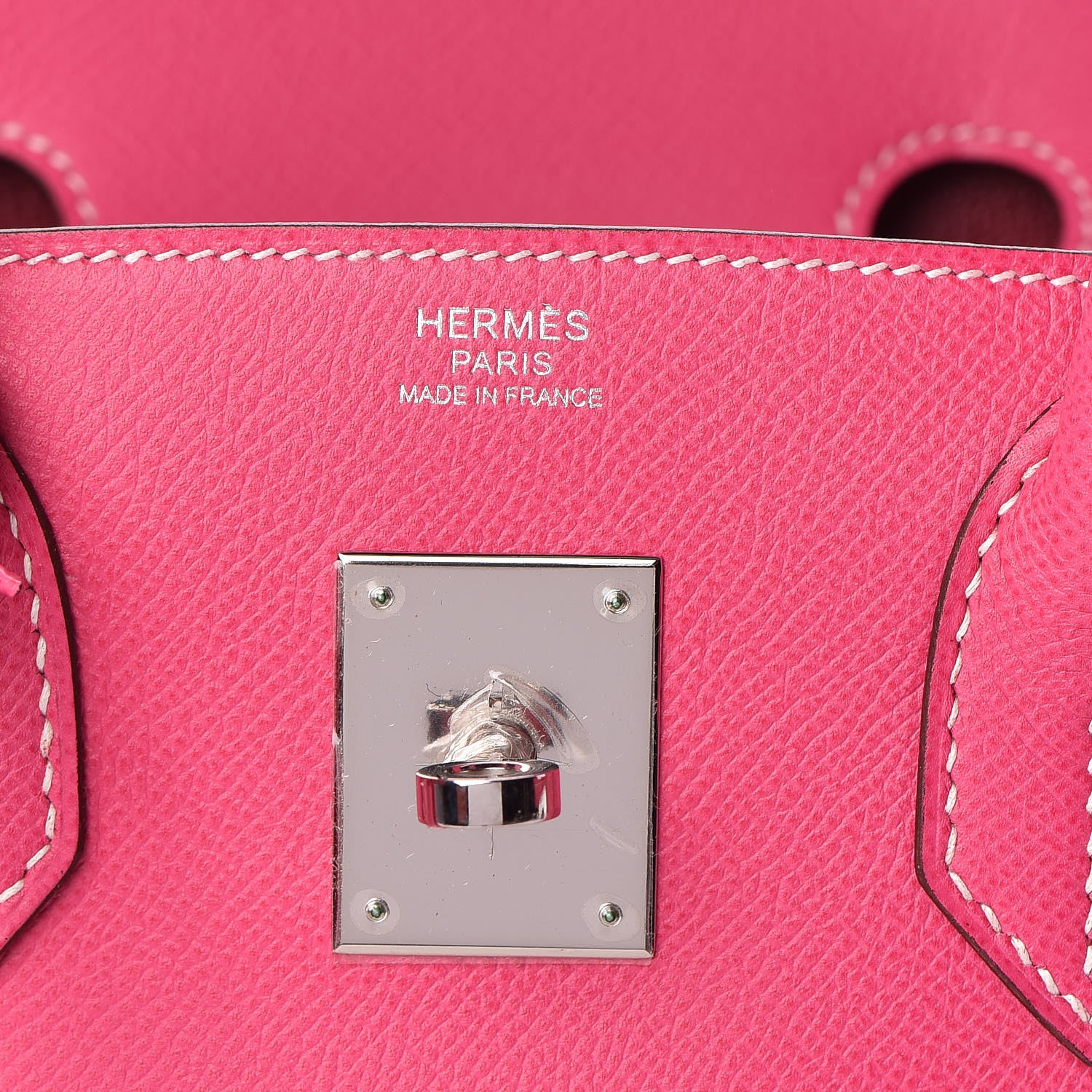 Hermes Epsom Candy Birkin 30 Rose Tyrien Rubis 8 of 31