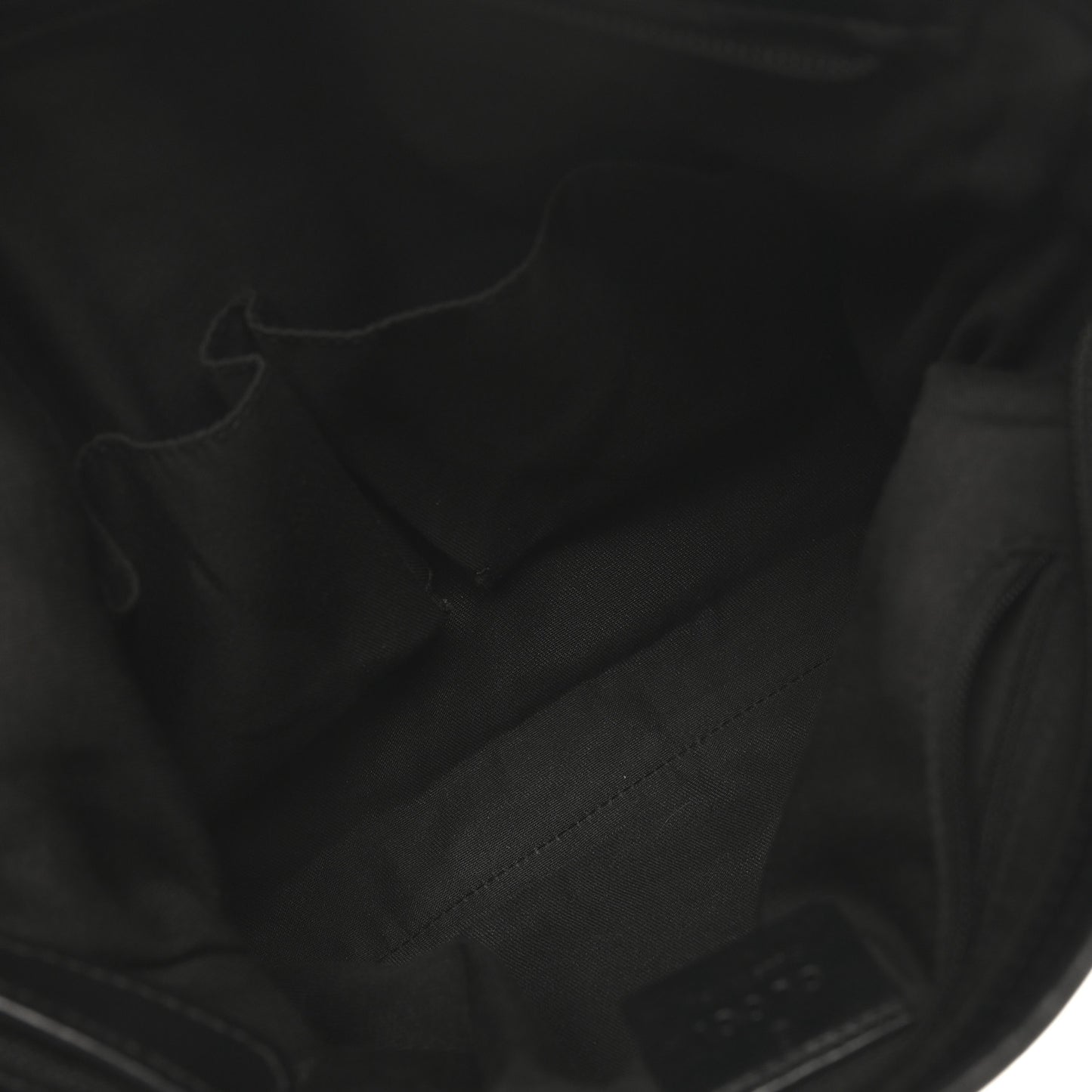 GG Monogram Web Flat Messenger Bag Black