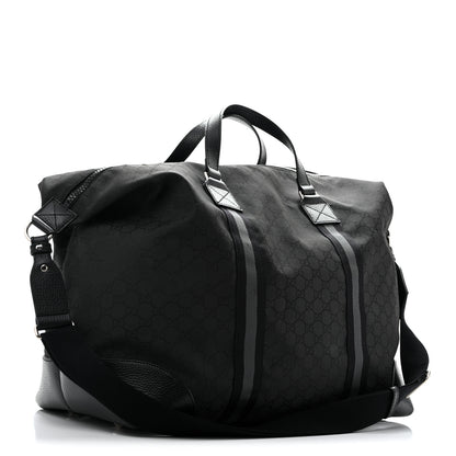 Gucci Nylon Monogram XL Duffle Bag Black 2 of 13