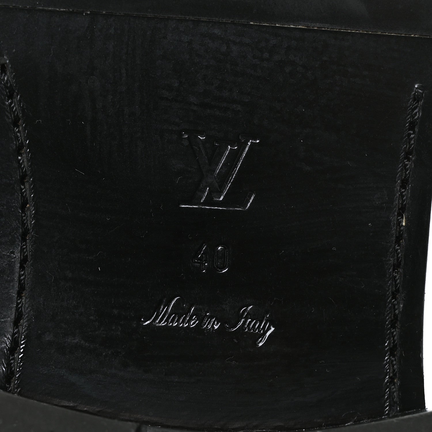 Louis Vuitton Calfskin Monogram Discovery Flat Ankle Boots 40 Black 7 of 7
