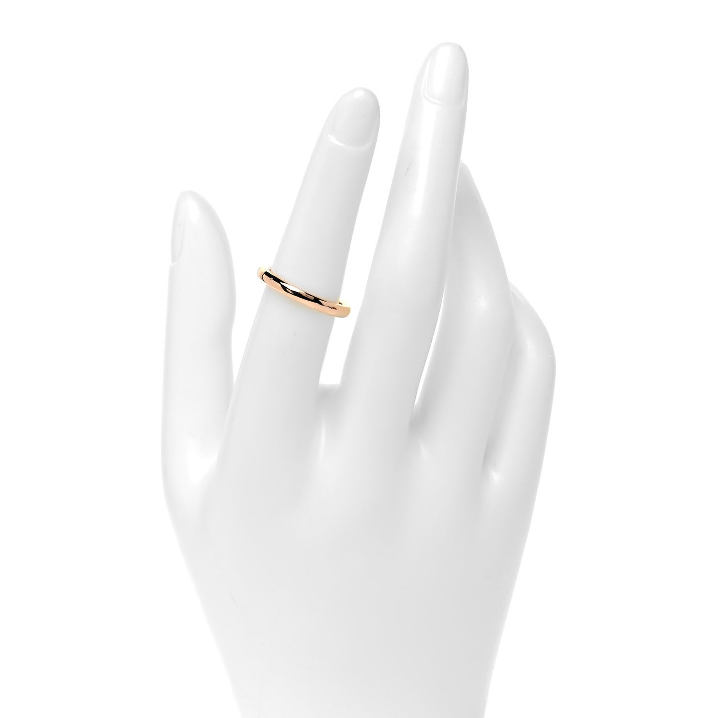 18K Rose Gold Elsa Peretti Stacking Band Ring 53 6.5
