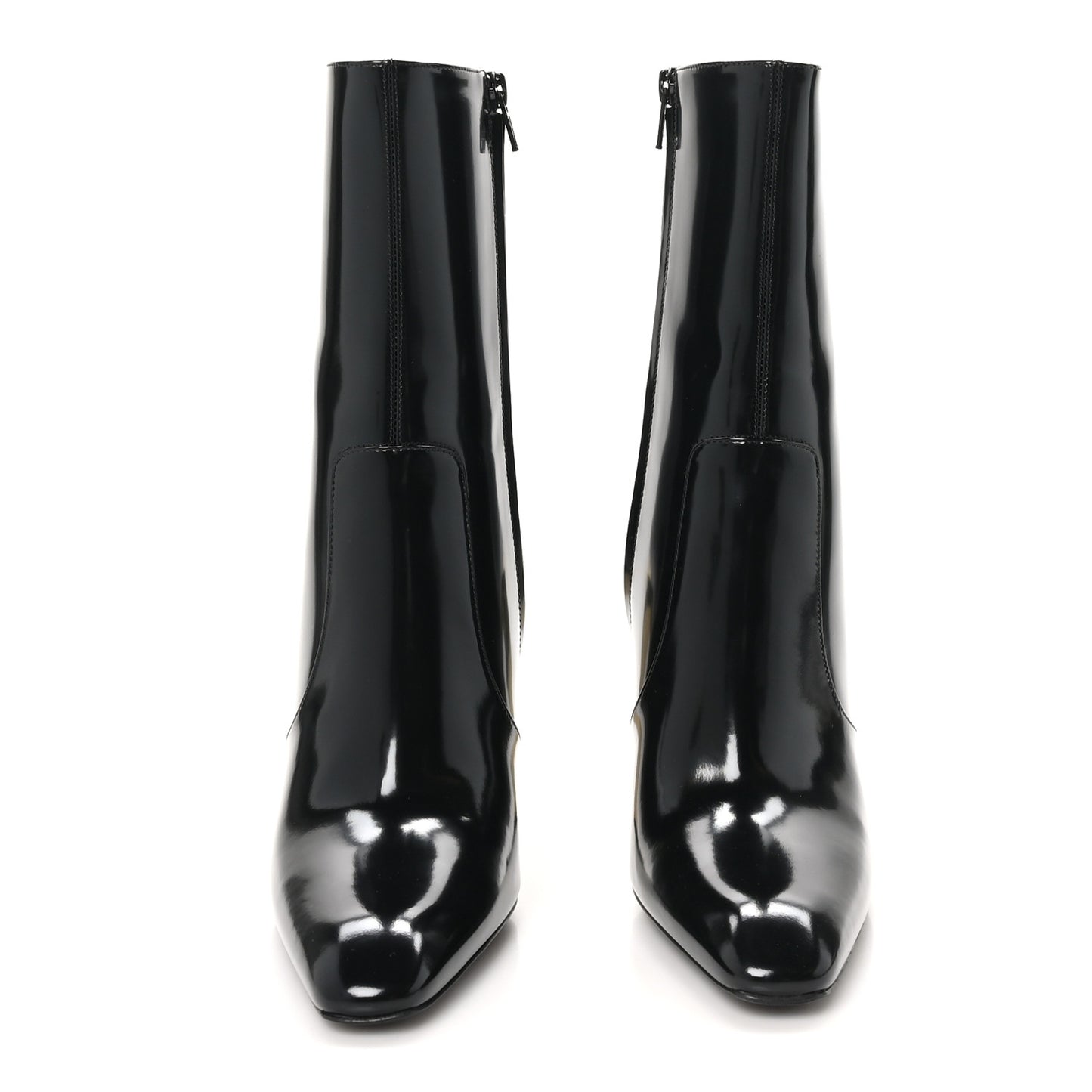 Vitello Marilyn Auteuil 105 Ankle Zip Boots 39 Black