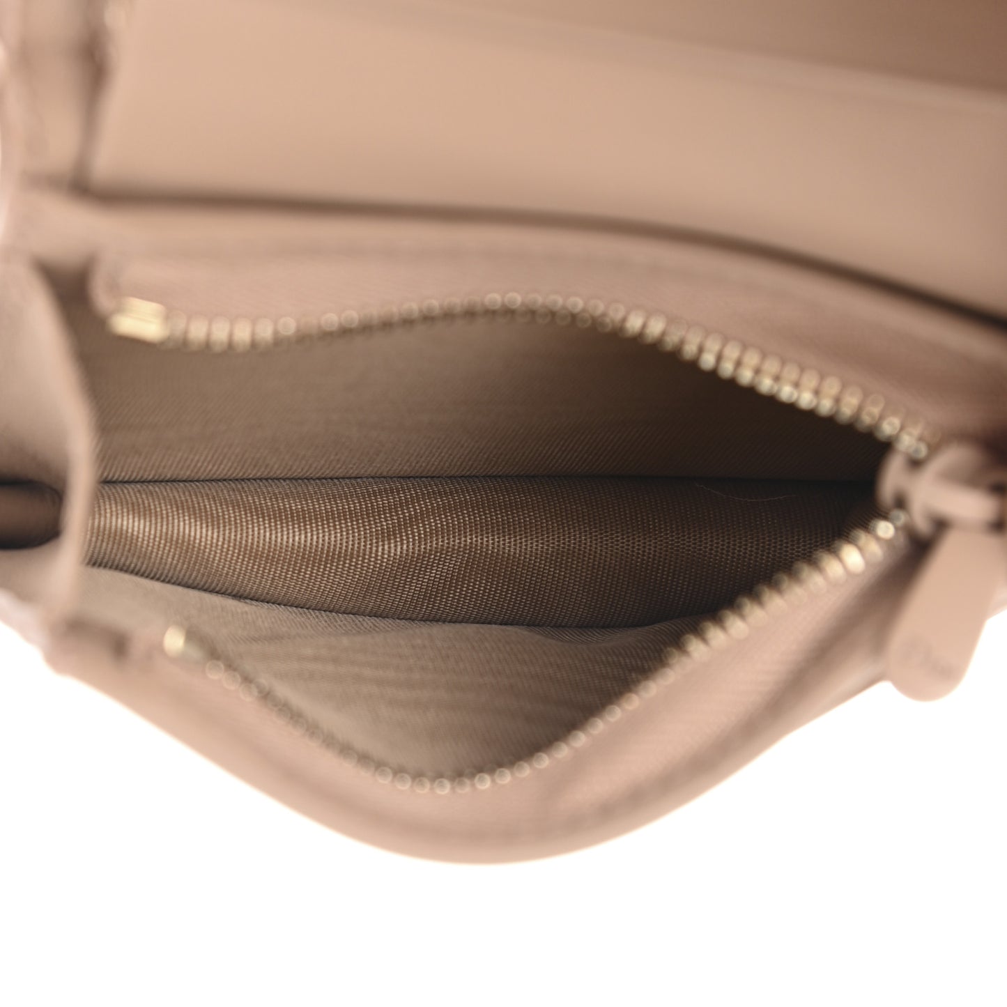 Ultra Matte Calfskin Cannage Mini Lady Dior Wallet Fard