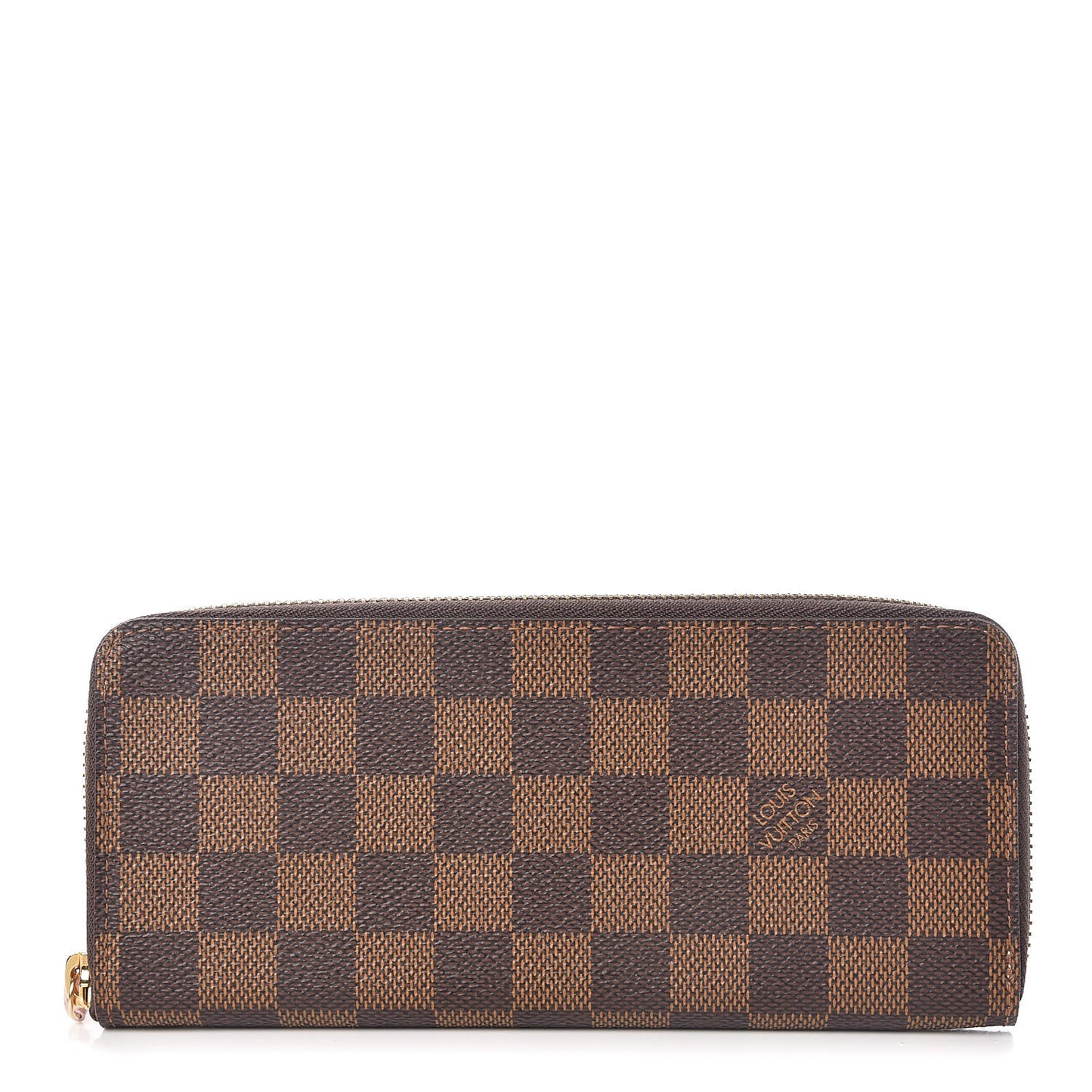 Damier Ebene Clemence Wallet Rose Ballerine