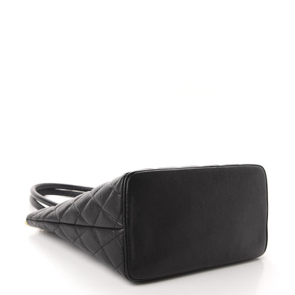 Chanel Caviar Quilted Medallion Tote Black 4 of 10