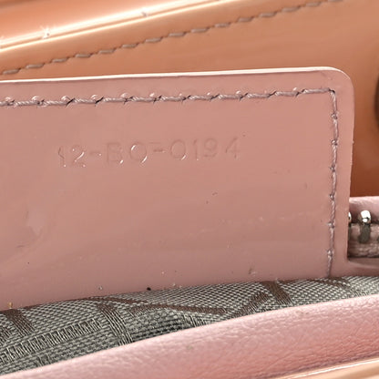 Christian Dior Patent Cannage Medium Lady Dior Light Pink 7 of 11