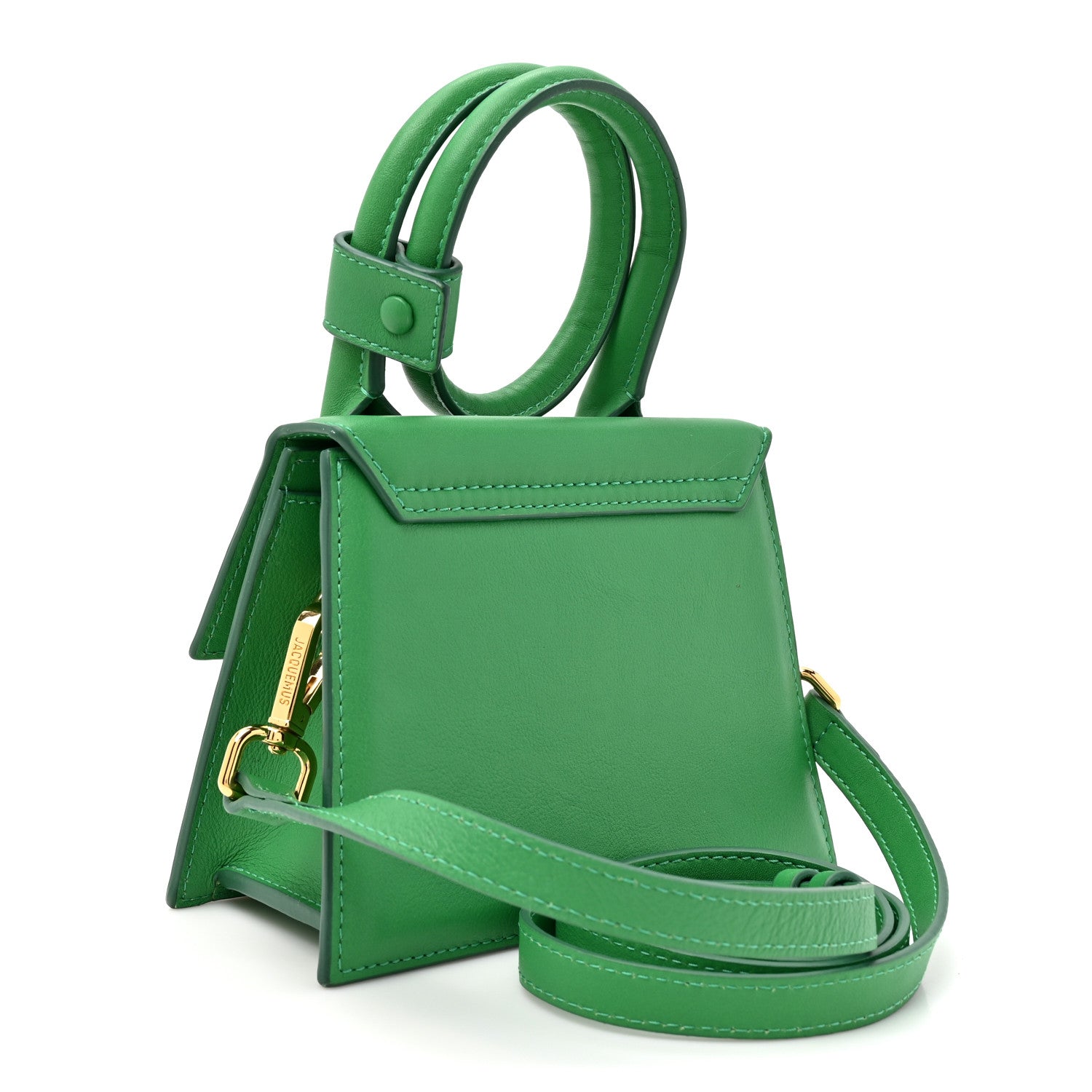 Jacquemus Smooth Calfskin Le Chiquito Noeud Green 3 of 12