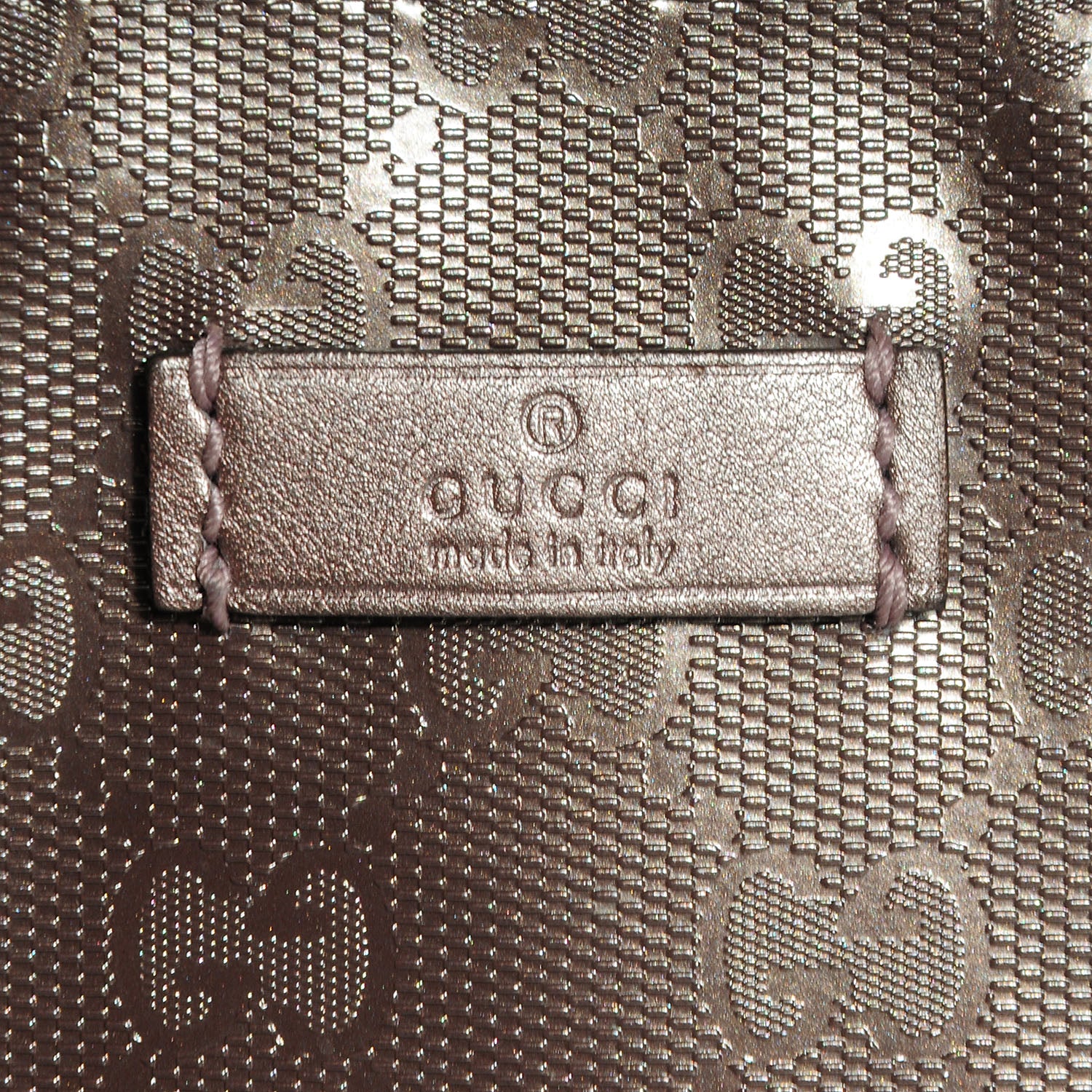 Gucci Imprime Monogram Small Flat Messenger Bag Mauve 9 of 9