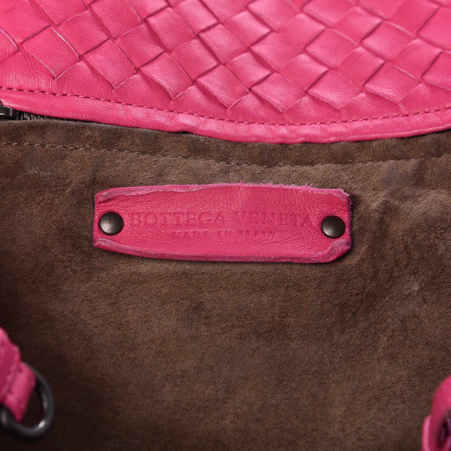 Bottega Veneta Nappa Intrecciato Medium Seamless Tote Fuchsia 6 of 16