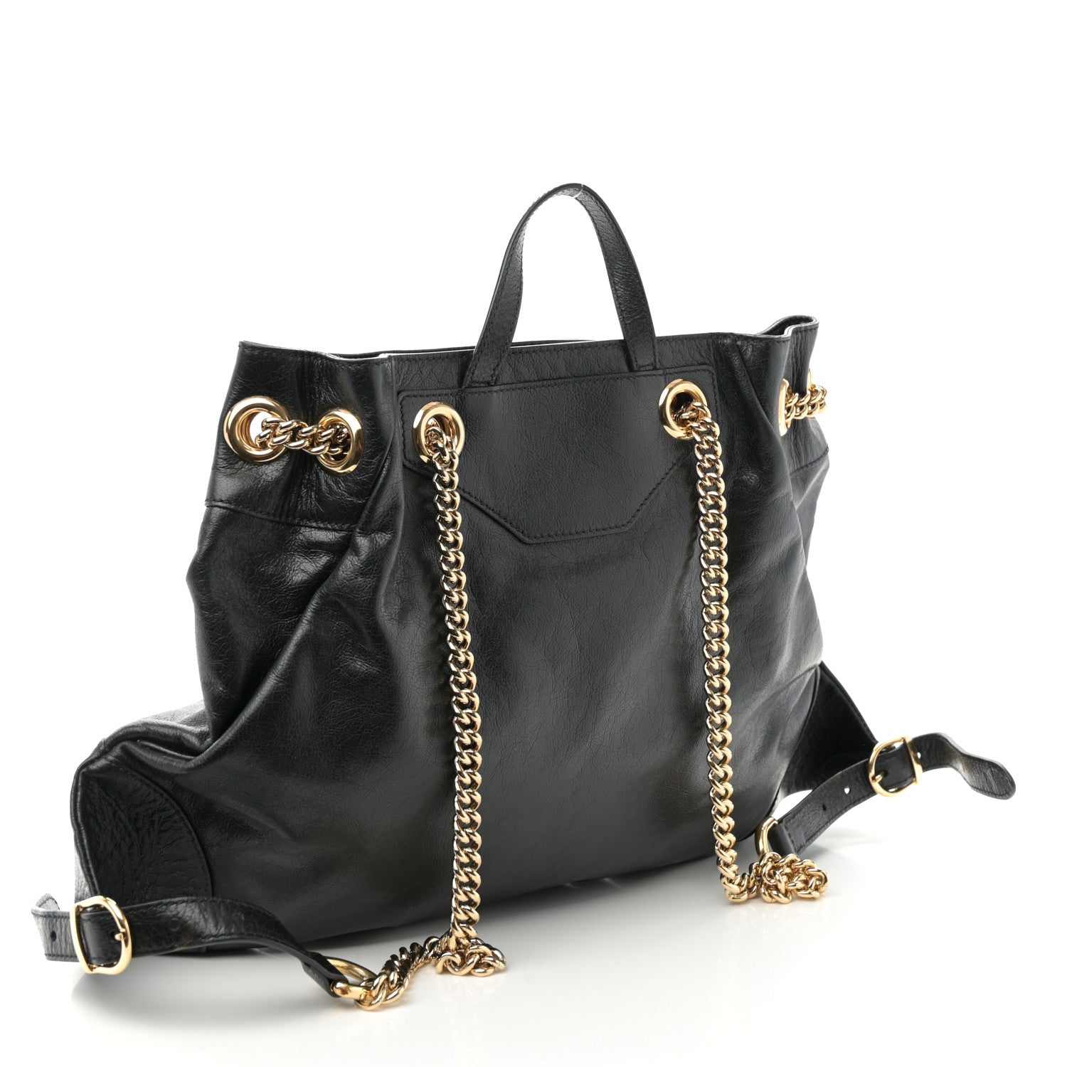 Gucci Calfskin Zumi Backpack Black 2 of 11