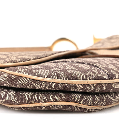 Christian Dior Monogram Saddle Bag Brown 9 of 10