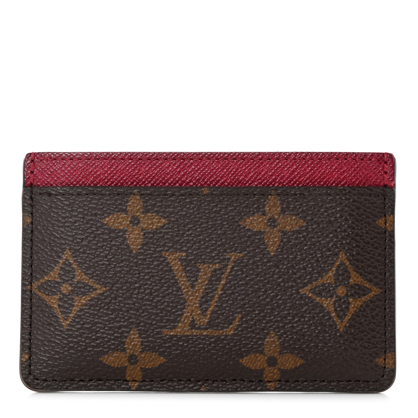 Monogram Card Holder Fuchsia