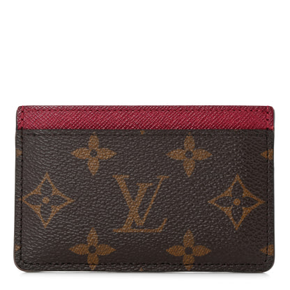 Louis Vuitton Monogram Card Holder Fuchsia 1 of 9