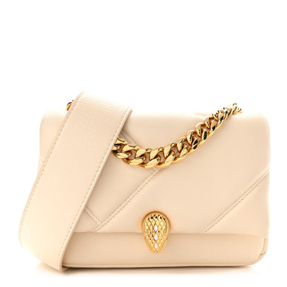 Bulgari Calfskin Matelasse Mini Serpenti Cabochon Crossbody Bag Ivory Opal 1 of 10