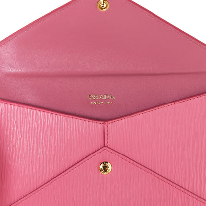 Prada Vitello Move Envelope Wallet Ibisco 6 of 14