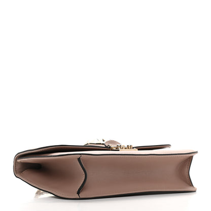 Valentino Garavani Vitello Medium Glam Lock Rockstud Flap Poudre 4 of 9