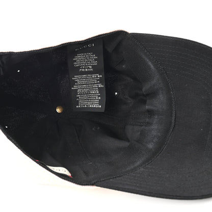 Gucci Gabardine Gucci Headband Baseball Hat M Black 7 of 9