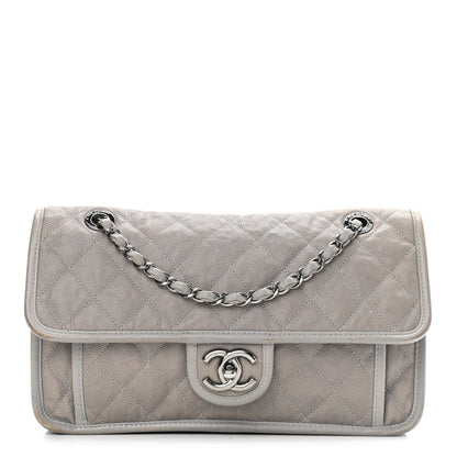 Chanel Caviar Quilted Medium French Riviera Flap Light Grey 1 of 19