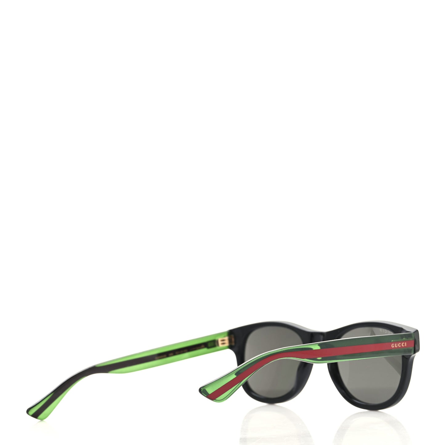 Acetate Web Sunglasses GG 0003S Black Green